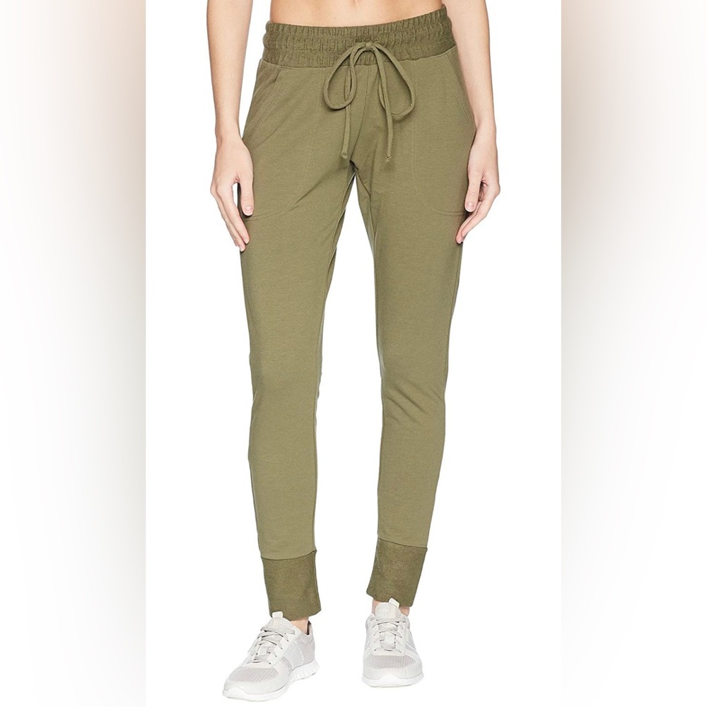 Free People Movement Sunny Skinny Joggers. Olive Green. Size Medium.